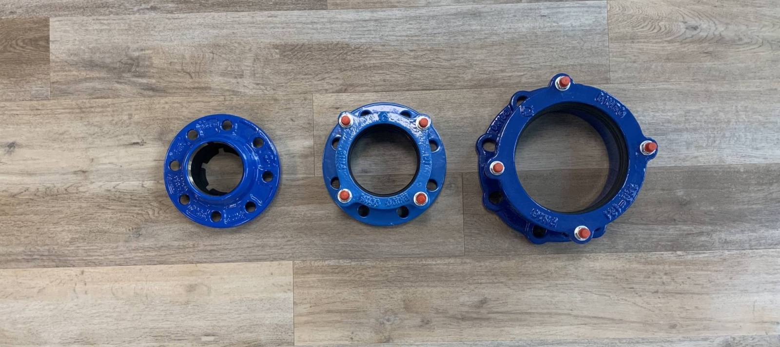 Ductile iron flanged adaptator for Africa Interhydro 2020