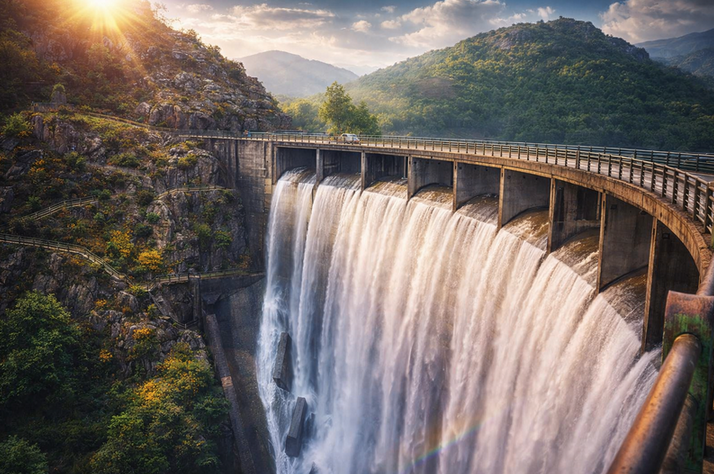 Hydraulic Pumping and Dams