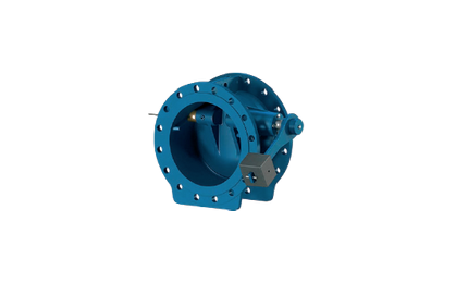 butterfly check valve with counterweight