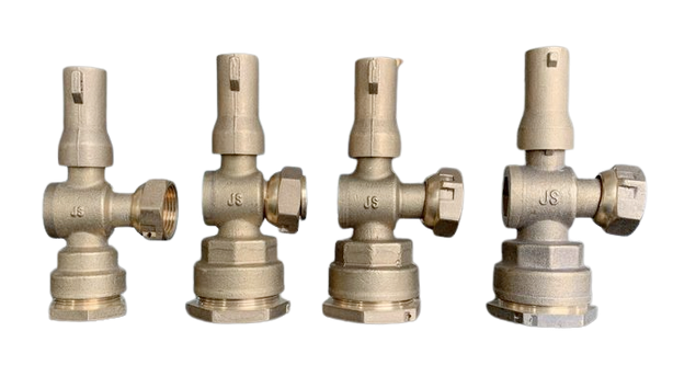 Valves before and after water meter