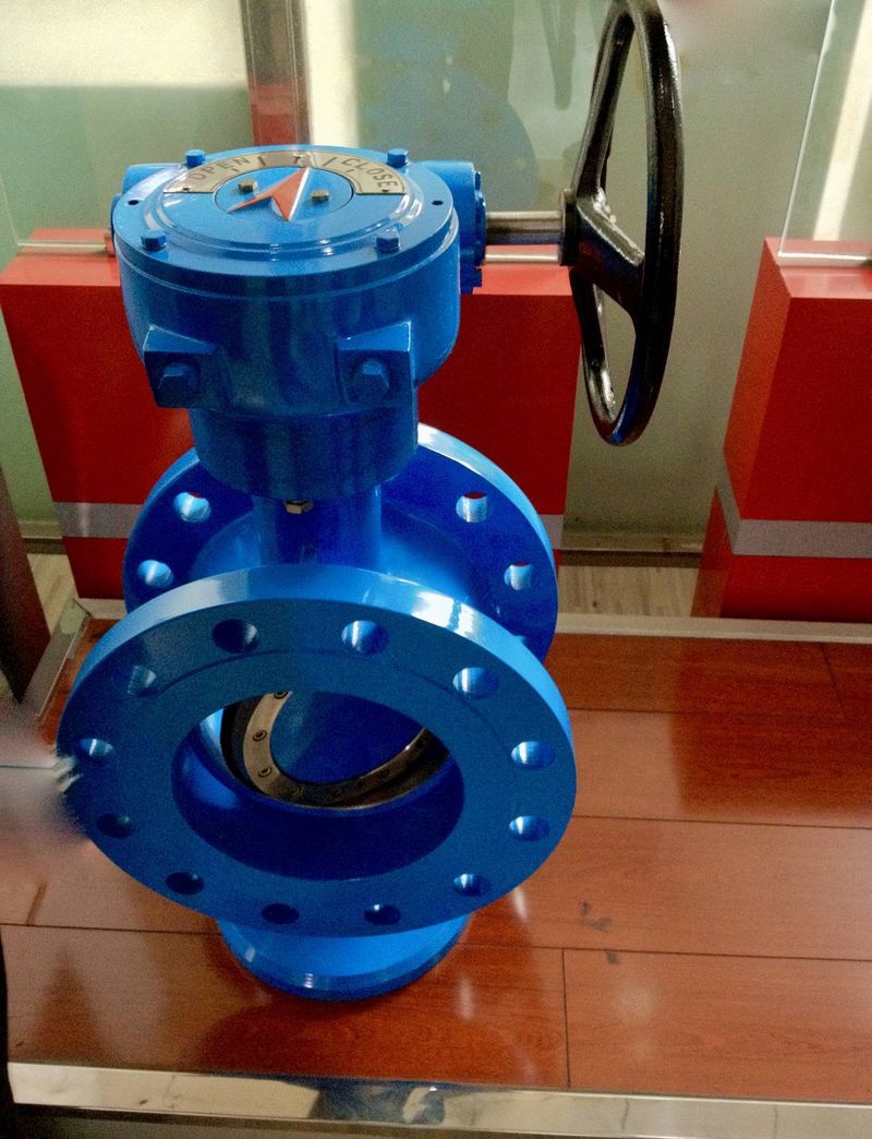 Double flanged butterfly valve with single eccentricity in Kenya for a Drinking water supply