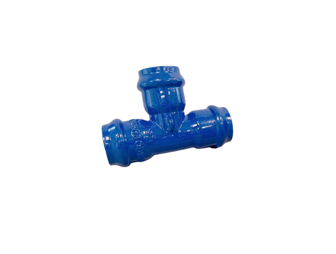 Cast iron socket fitting for cast iron and PVC pipes